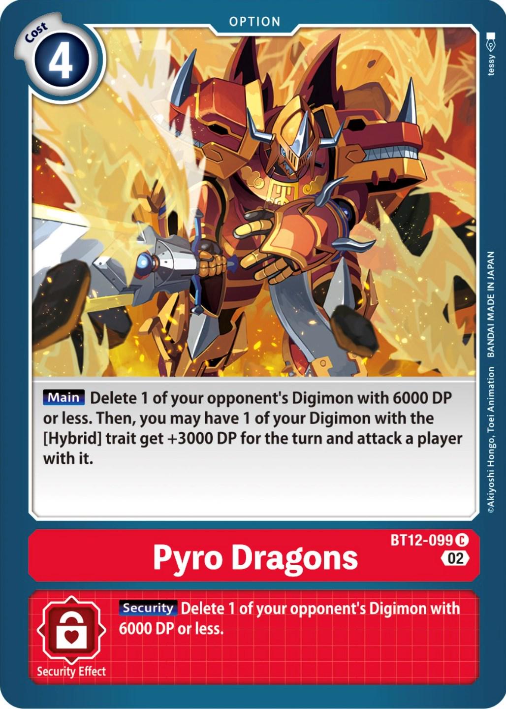 Pyro Dragons #BT12-099