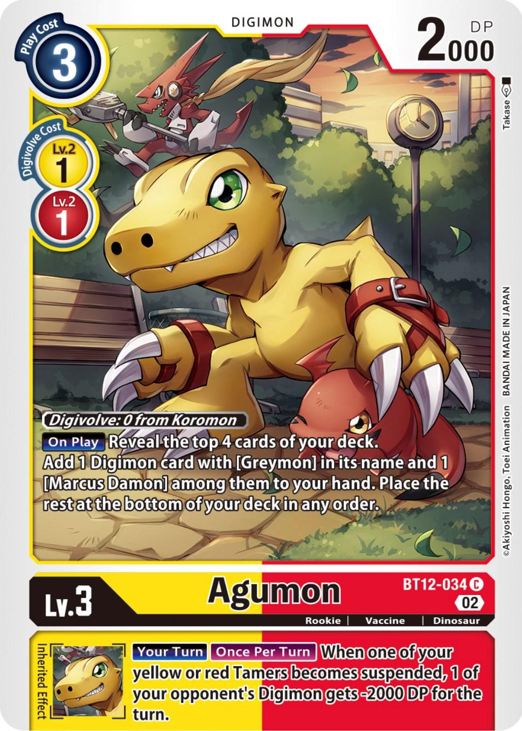 Agumon #BT12-034