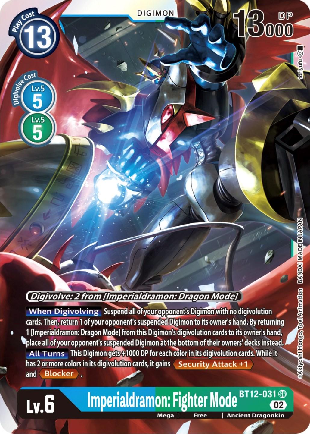 Imperialdramon: Fighter Mode [Foil] #BT12-031