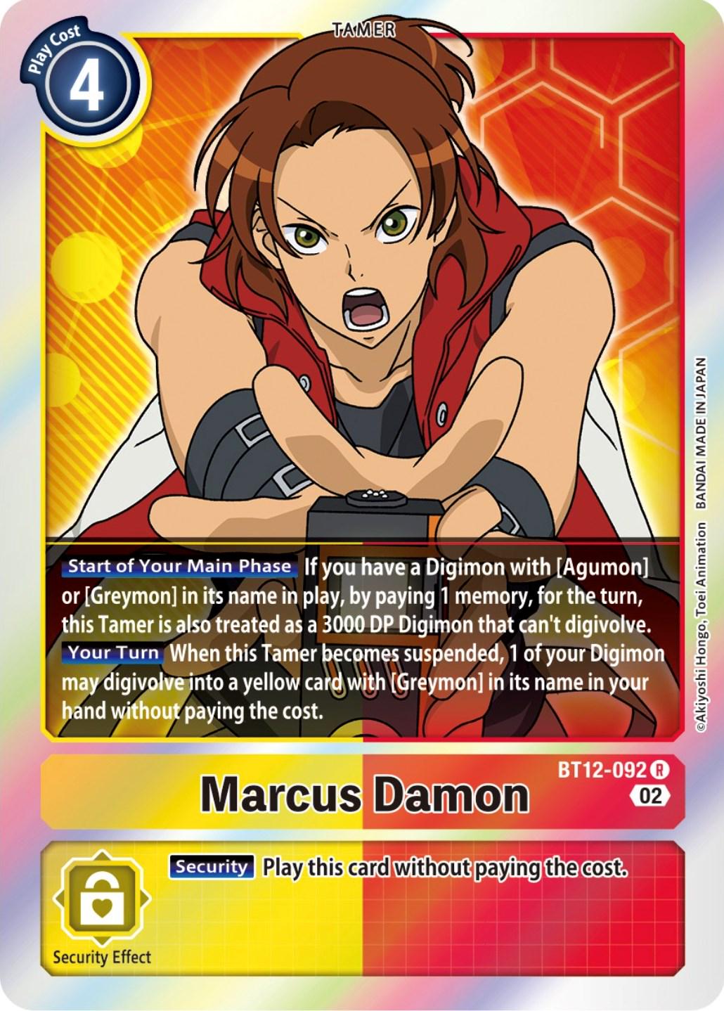 Marcus Damon [Foil] #BT12-092