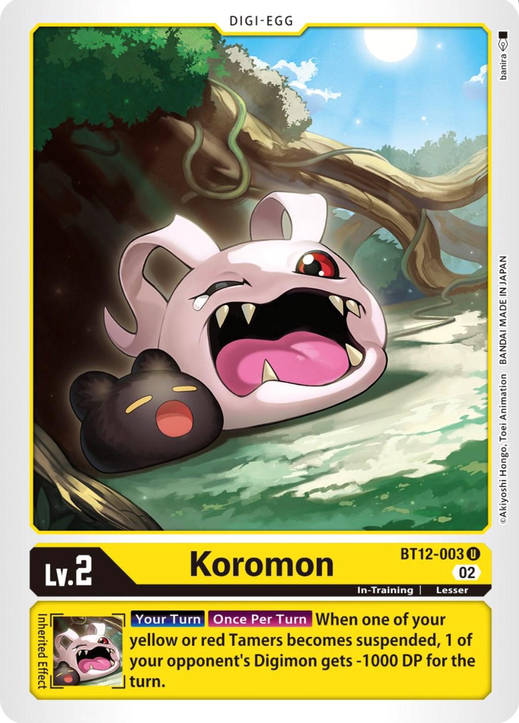 Koromon #BT12-003