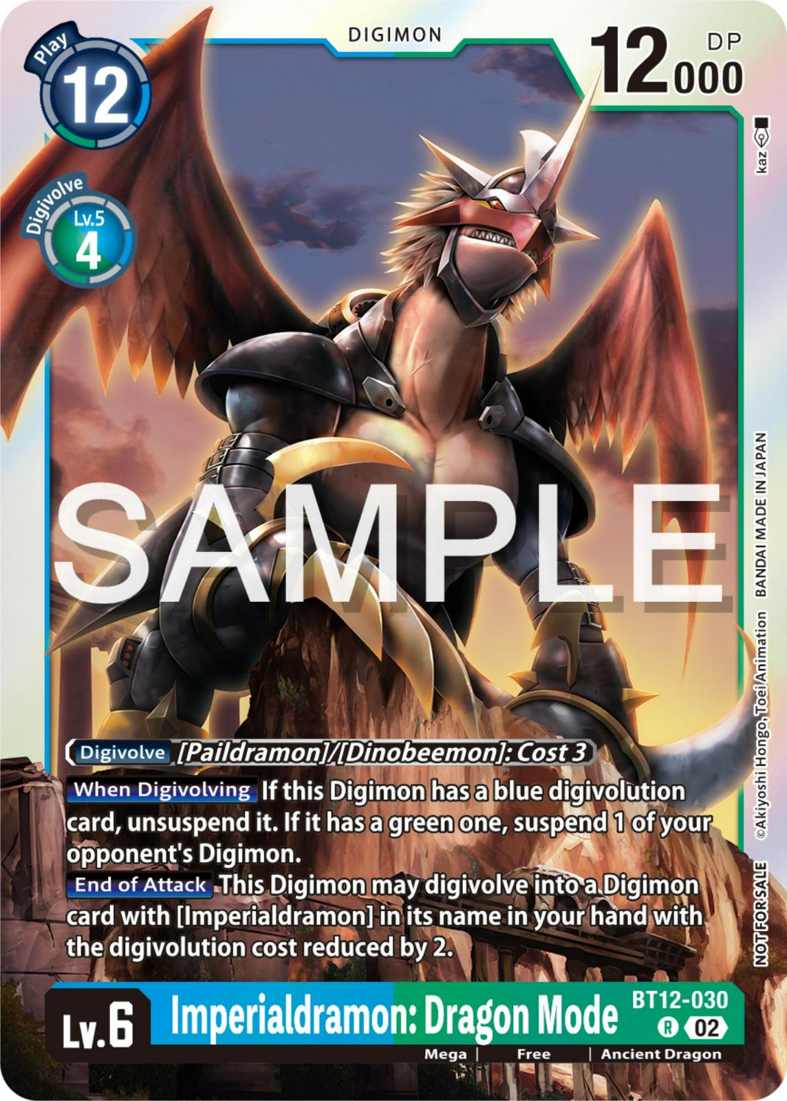 Imperialdramon: Dragon Mode [Event Pack Foil] #BT12-030