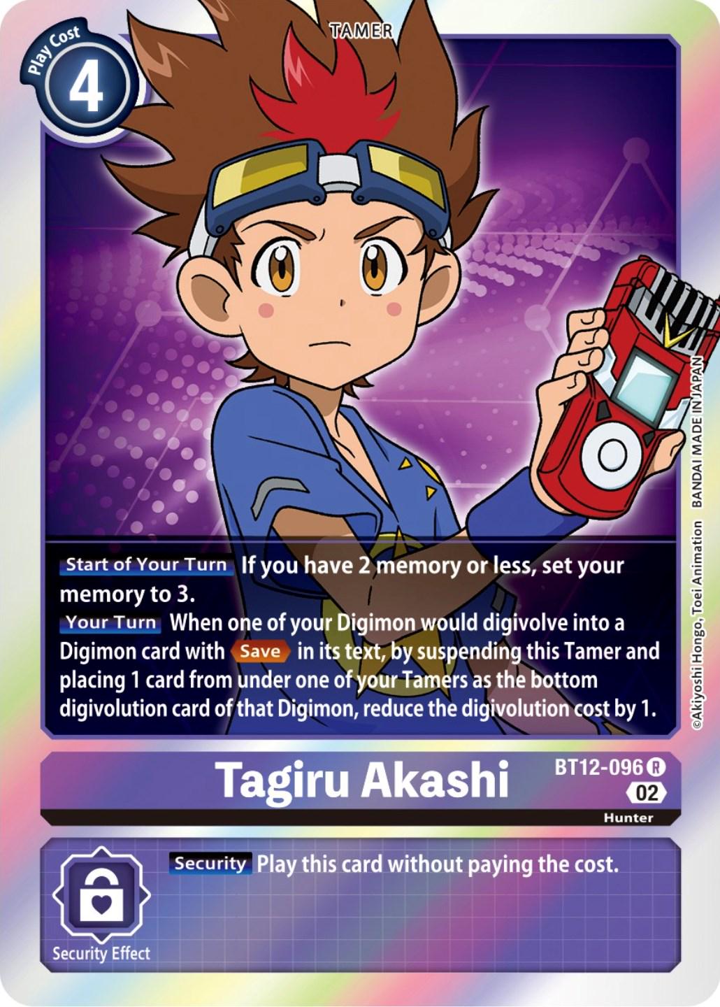Tagiru Akashi [Foil] #BT12-096