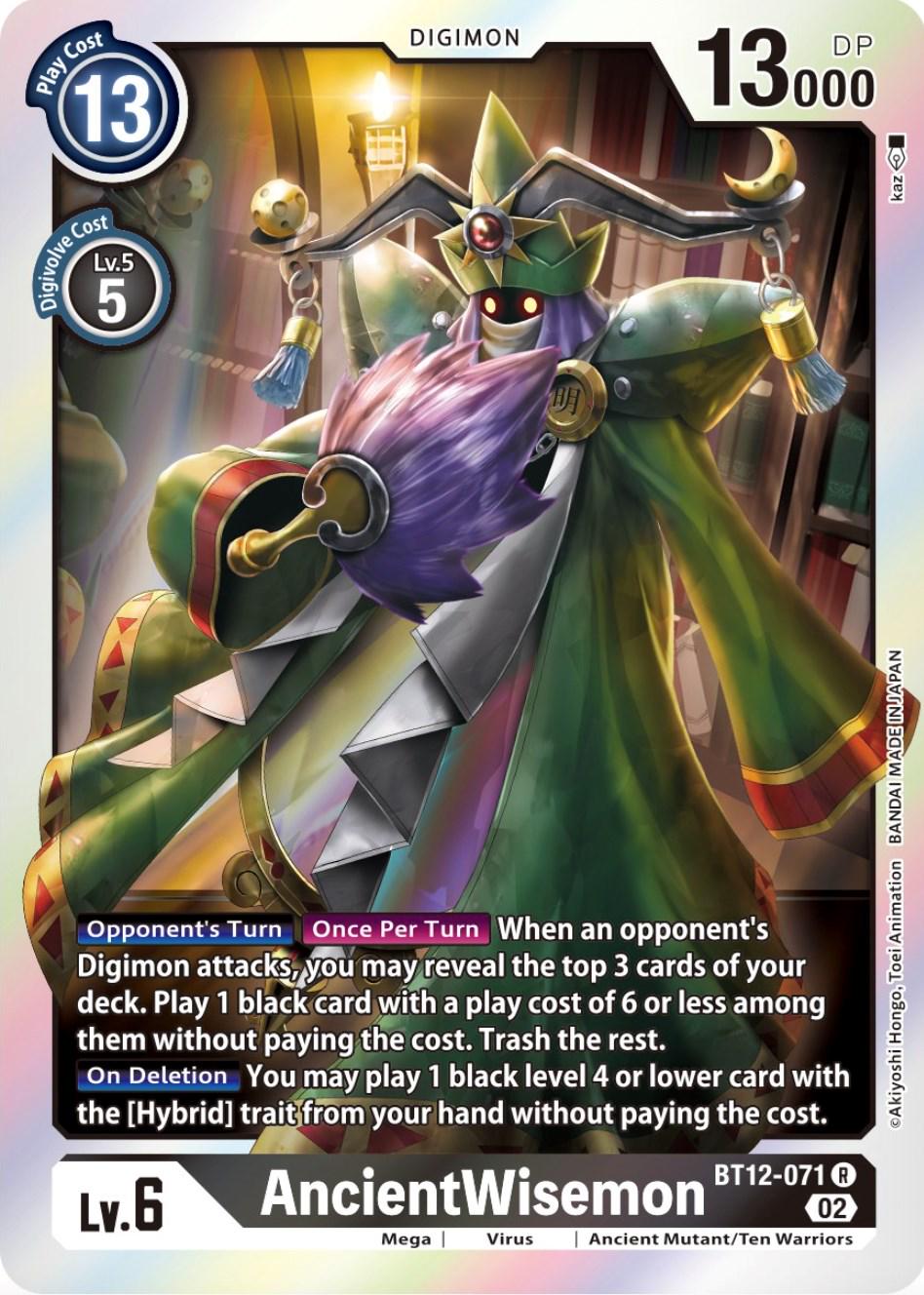 AncientWisemon [Foil] #BT12-071