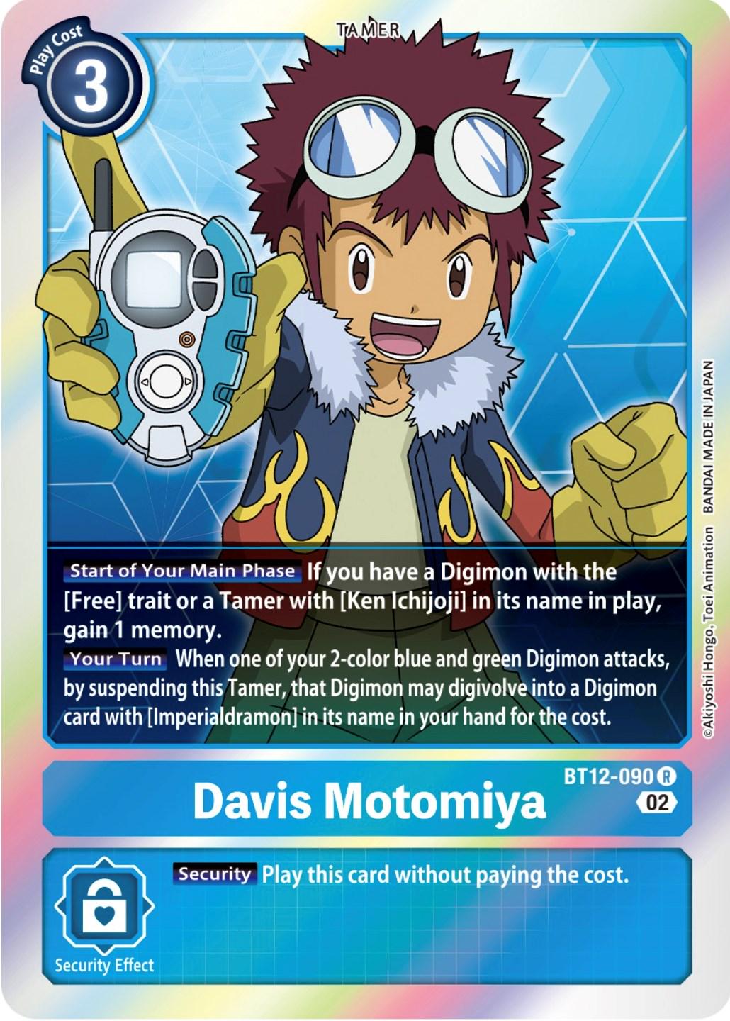 Davis Motomiya [Foil] #BT12-090