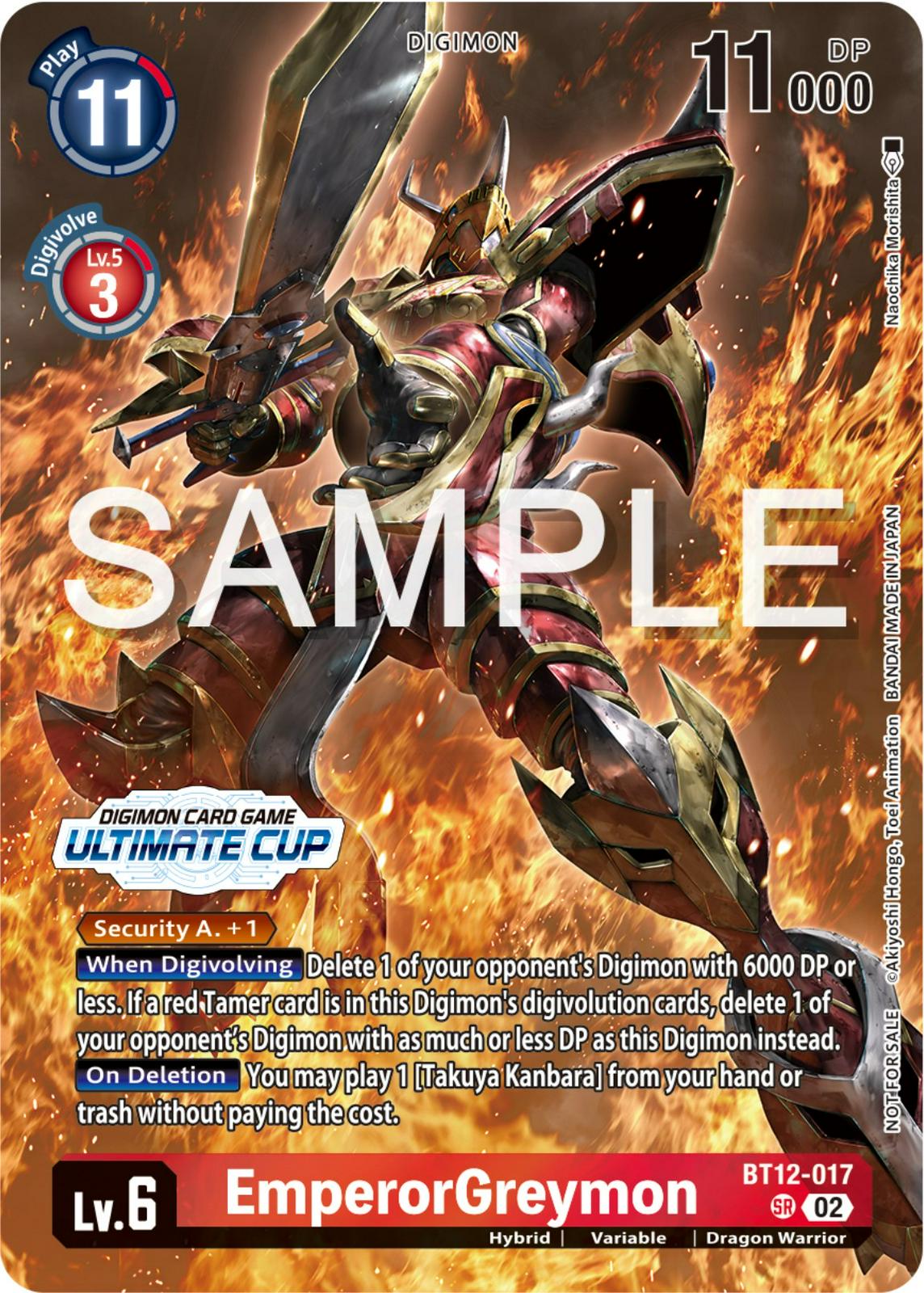 EmperorGreymon [Ultimate Cup Foil] #BT12-017