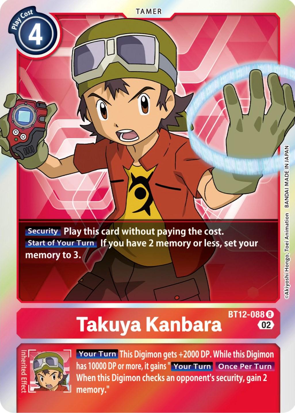 Takuya Kanbara [Foil] #BT12-088