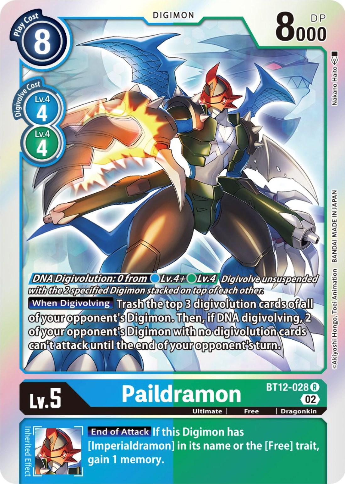 Paildramon [Foil] #BT12-028