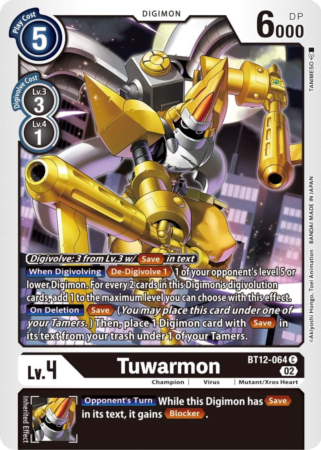 Tuwarmon #BT12-064