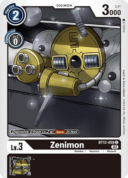 Zenimon #BT12-058