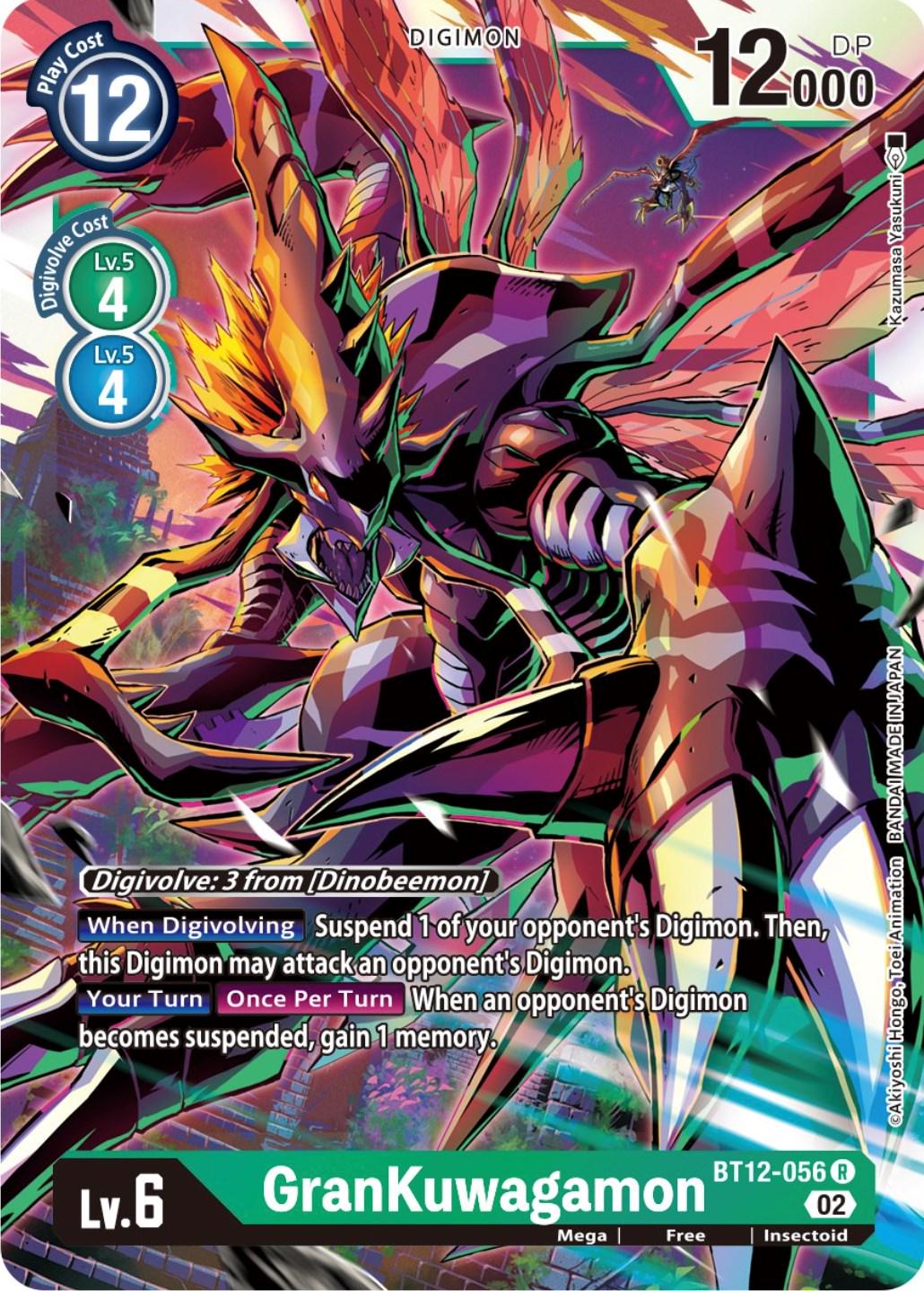 GranKuwagamon [Foil] #BT12-056