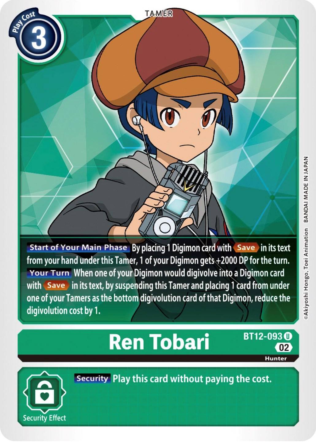 Ren Tobari #BT12-093