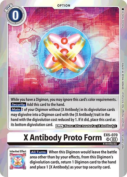 X Antibody Proto Form [Special Event Pack Foil] #EX5-070