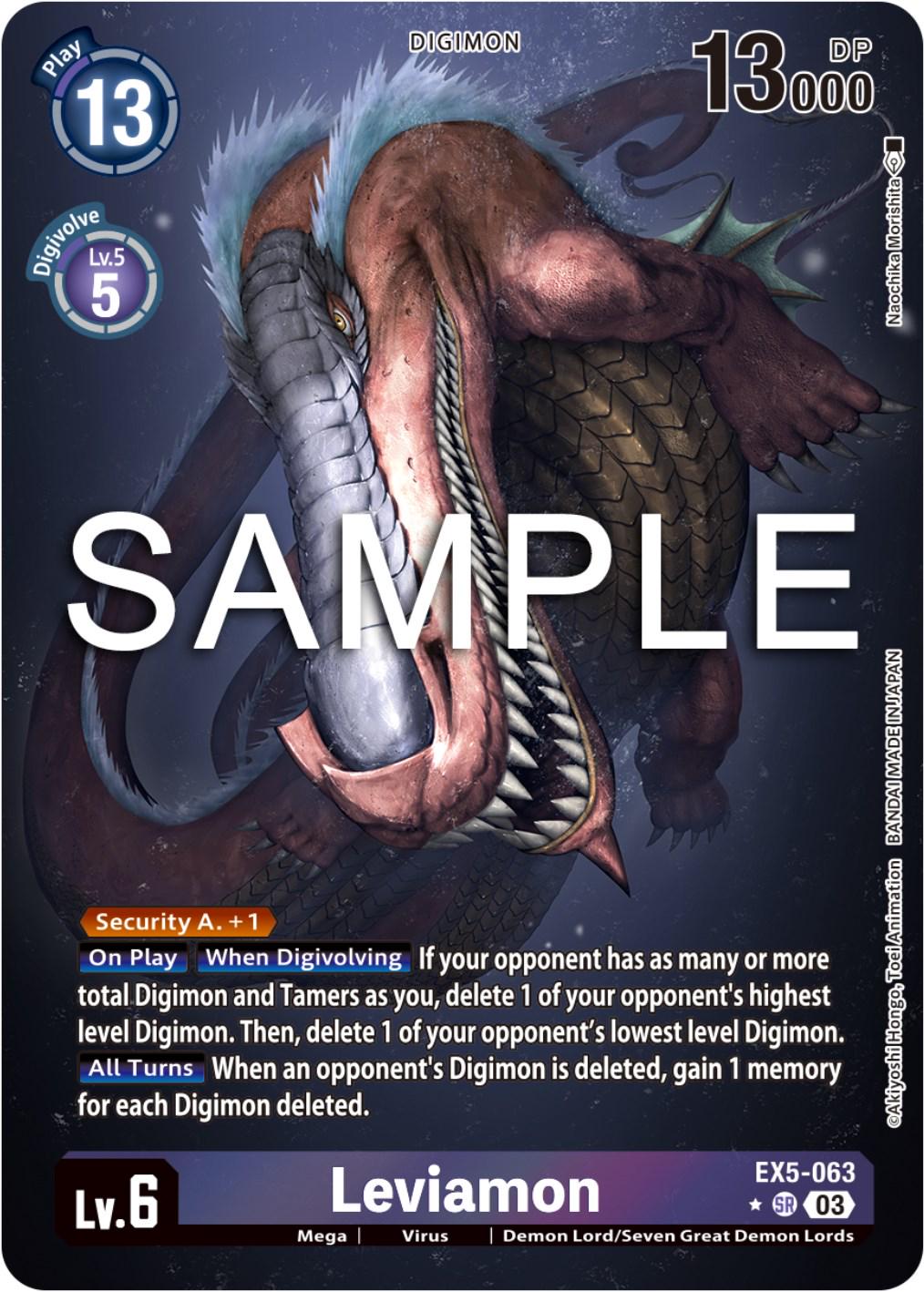Leviamon [Alternate Art Foil] #EX5-063