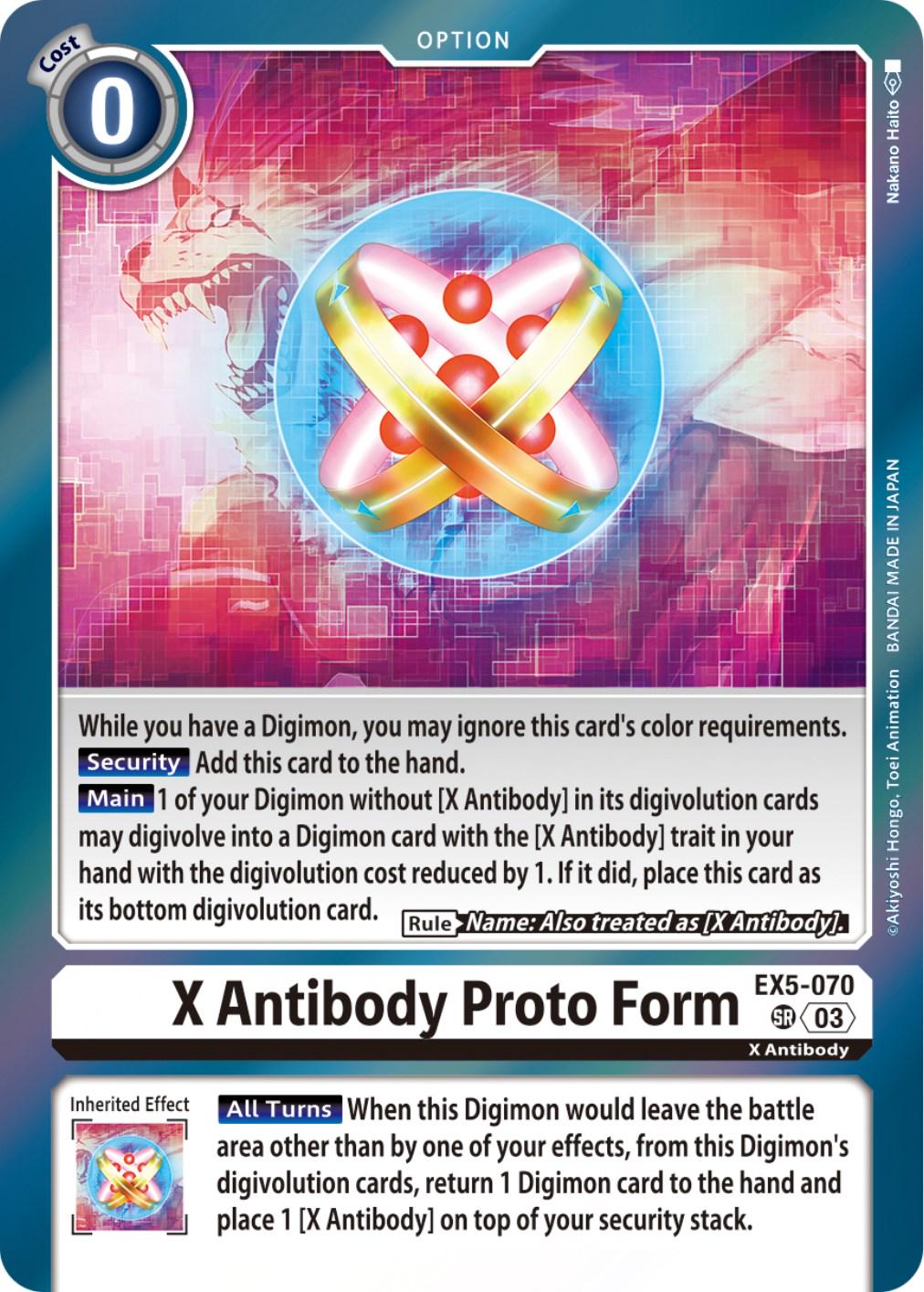 X Antibody Proto Form [Foil] #EX5-070