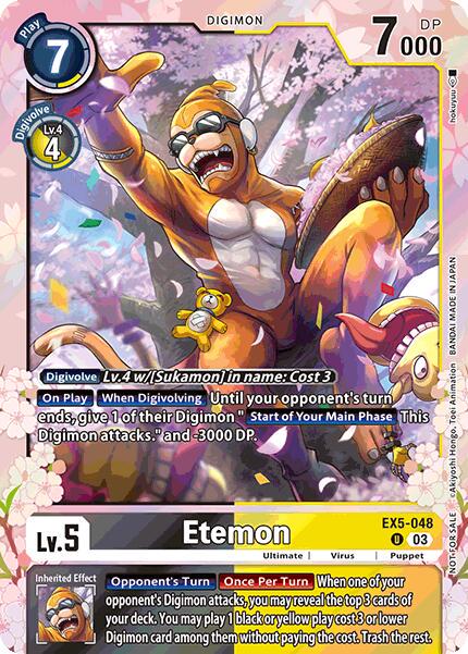 Etemon [Regulation Battle Foil] #EX5-048