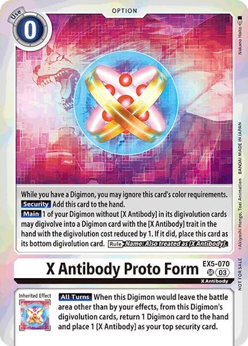 X Antibody Proto Form [Event Pack Foil] #EX5-070