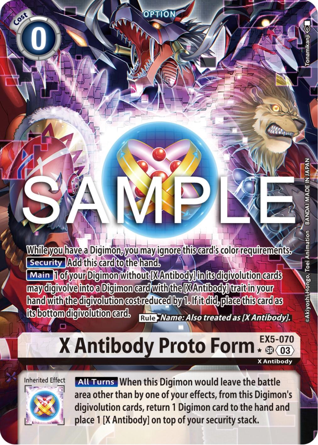 X Antibody Proto Form [Alternate Art Foil] #EX5-070