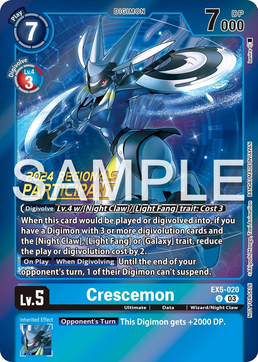 Crescemon [Regionals Participant Foil] #EX5-020