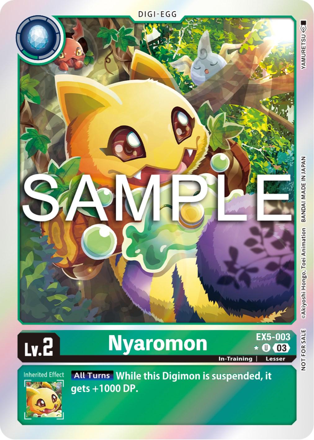 Nyaromon [Foil] #EX5-003