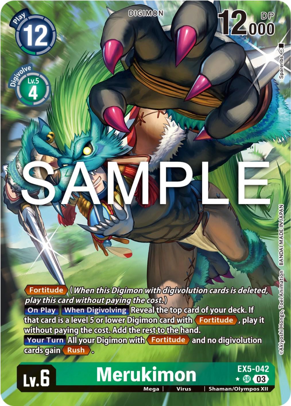 Merukimon [Alternate Art Foil] #EX5-042