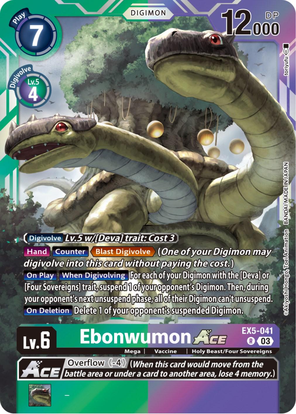 Ebonwumon ACE [Foil] #EX5-041