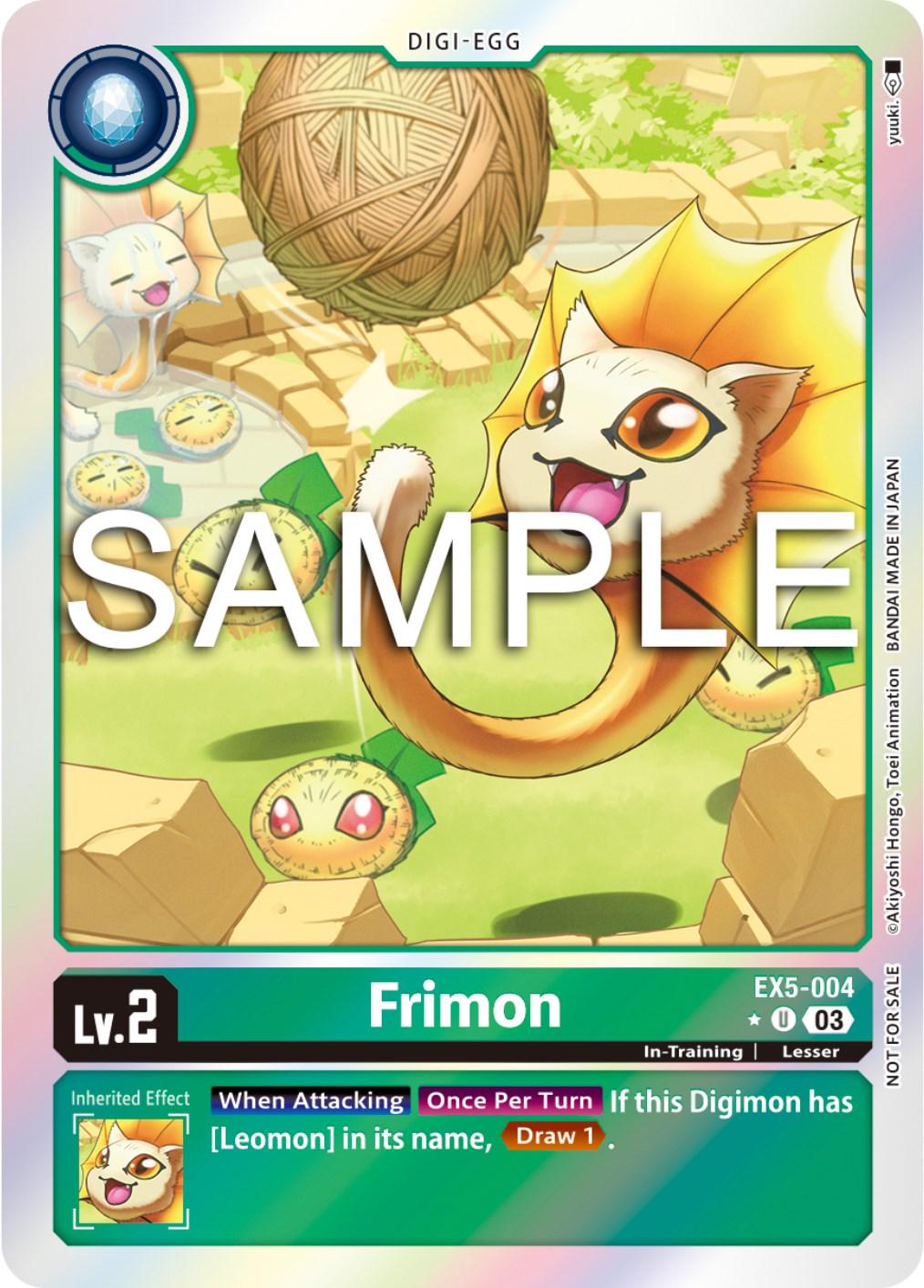 Frimon [Animal Colosseum Foil] #EX5-004