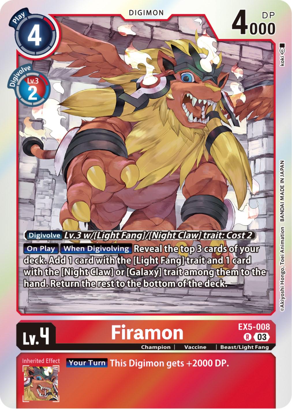 Firamon [Foil] #EX5-008