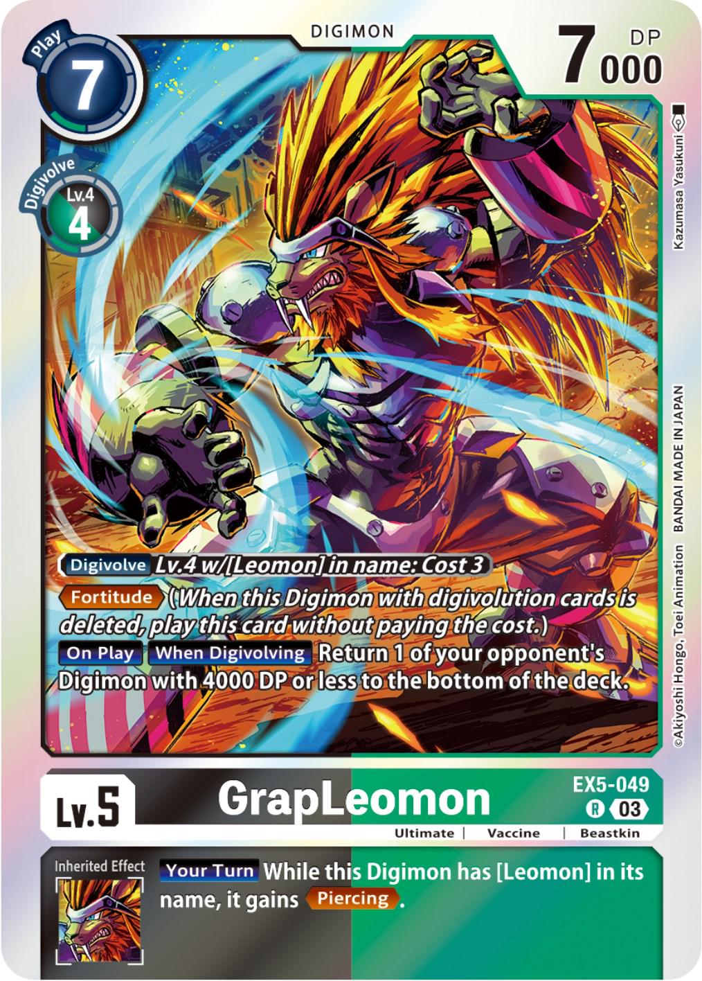GrapLeomon [Foil] #EX5-049
