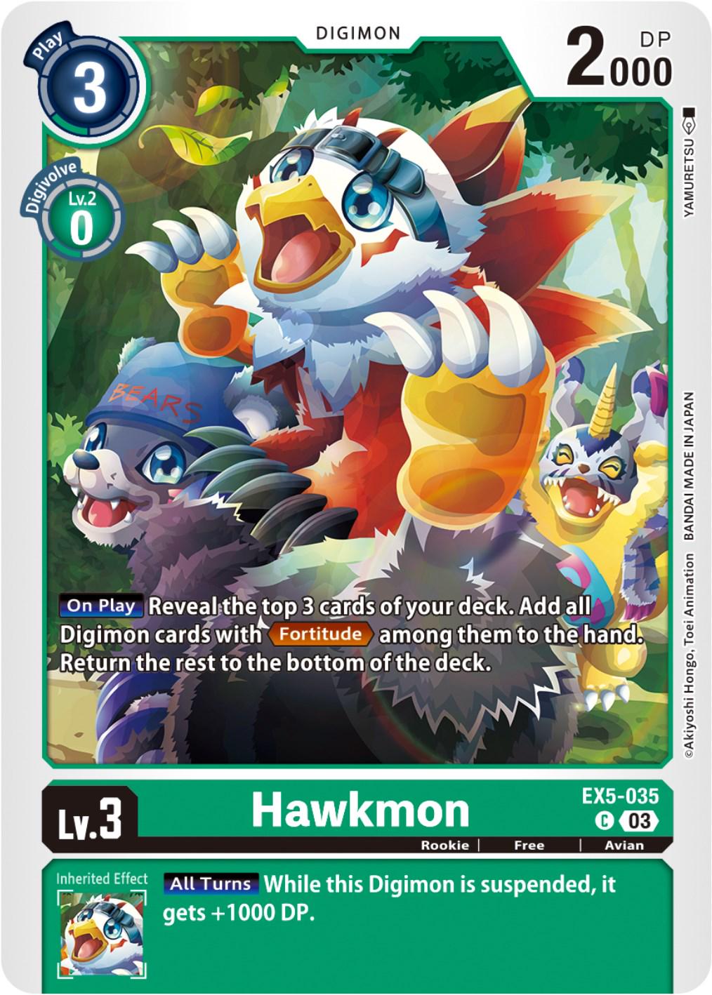 Hawkmon #EX5-035