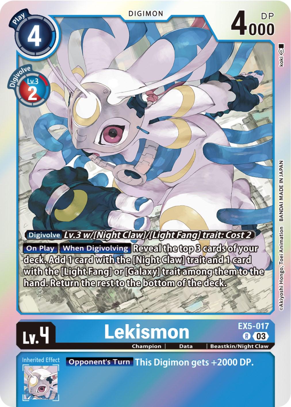 Lekismon [Foil] #EX5-017