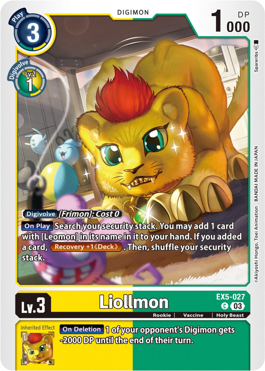 Liollmon #EX5-027