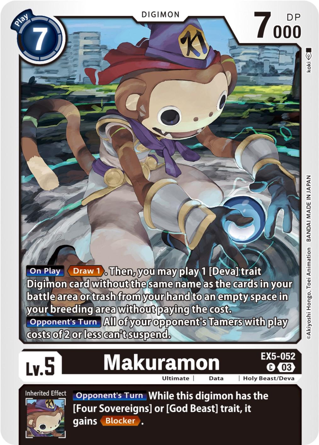 Makuramon #EX5-052