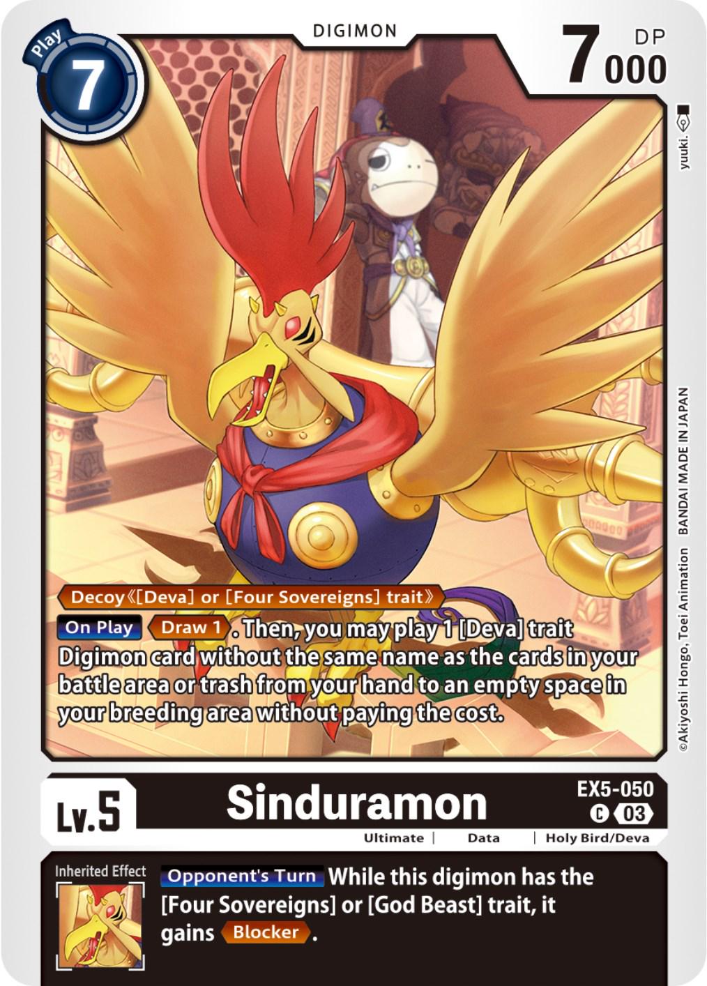 Sinduramon #EX5-050
