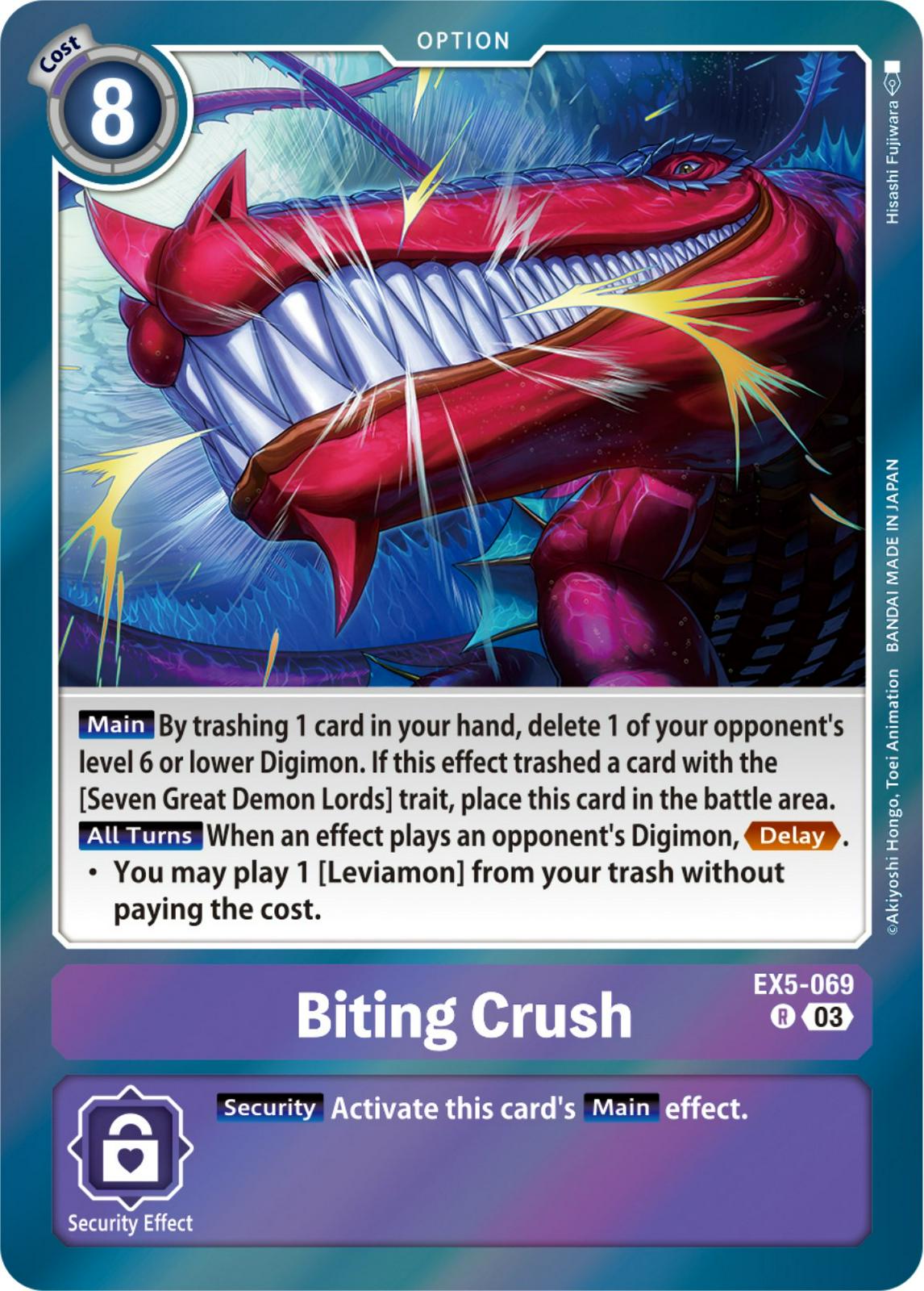 Biting Crush [Foil] #EX5-069