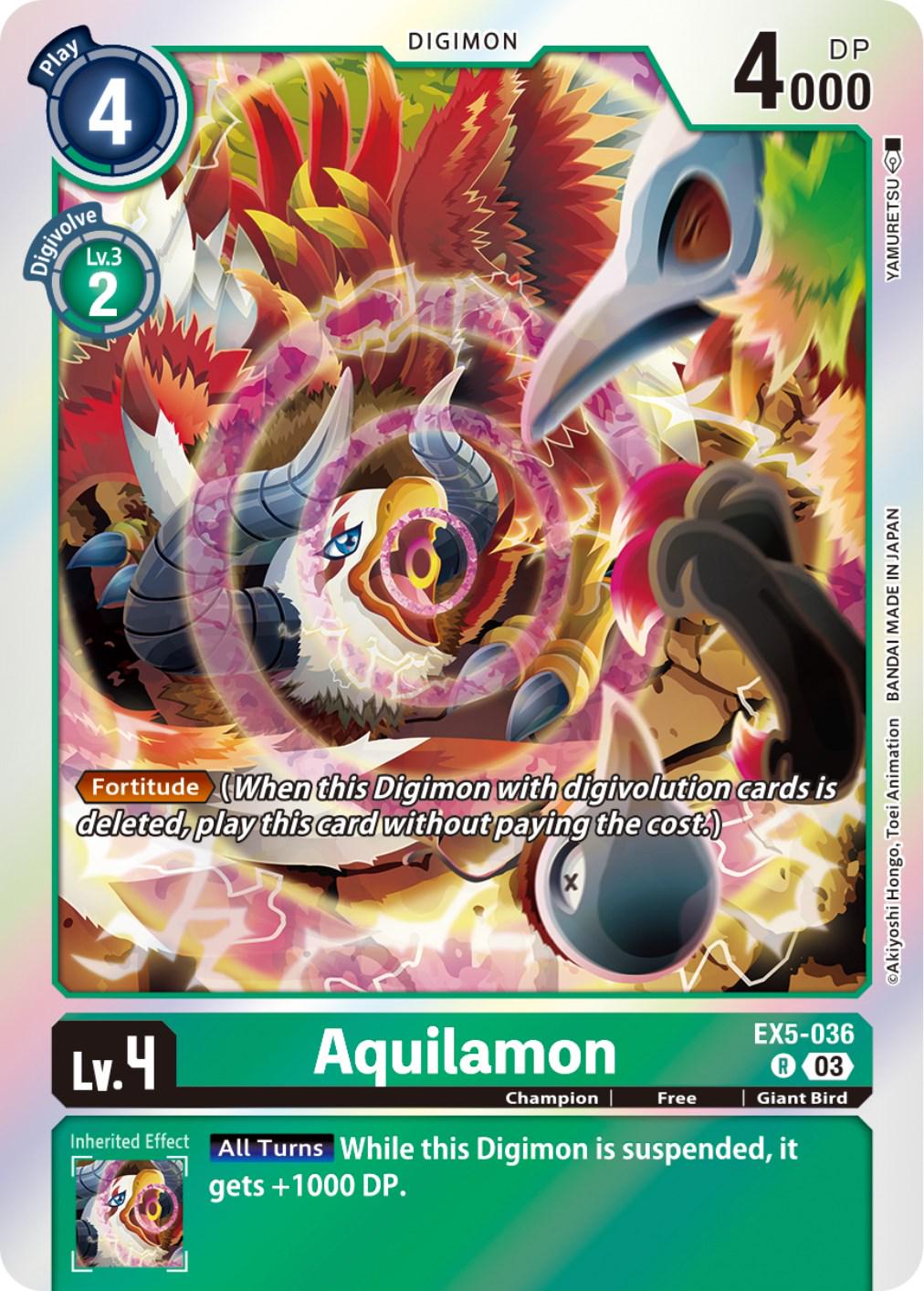 Aquilamon [Foil] #EX5-036