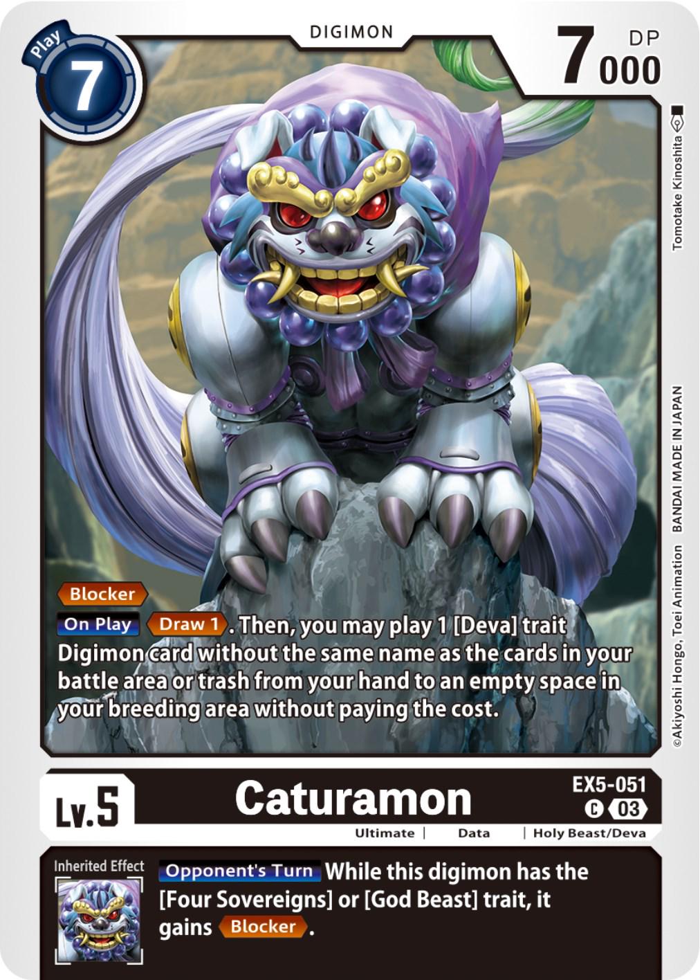 Caturamon #EX5-051