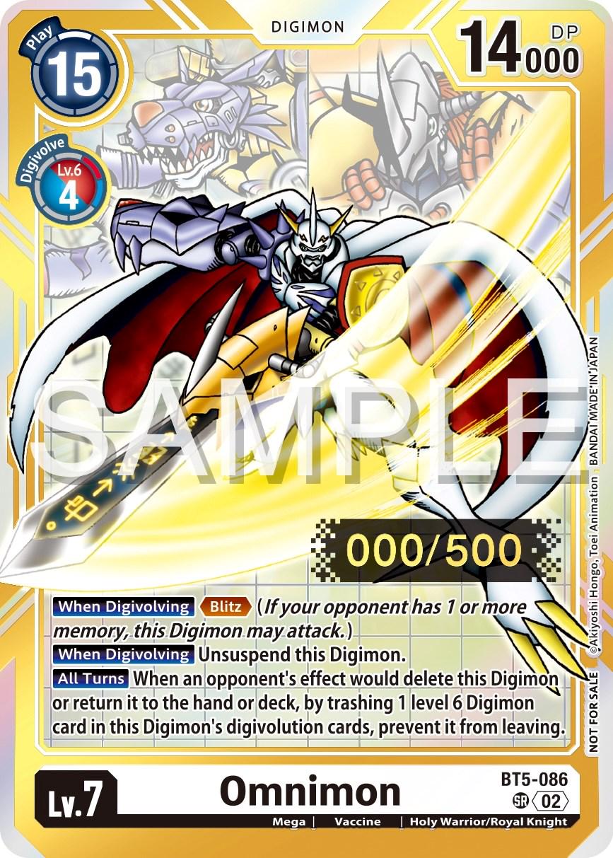 Omnimon [Serial Numbered Foil] #BT5-086