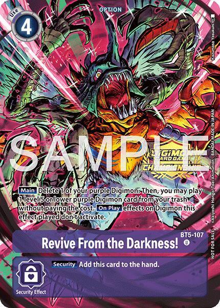 Revive From the Darkness! [Tamers Pack Foil] #BT5-107