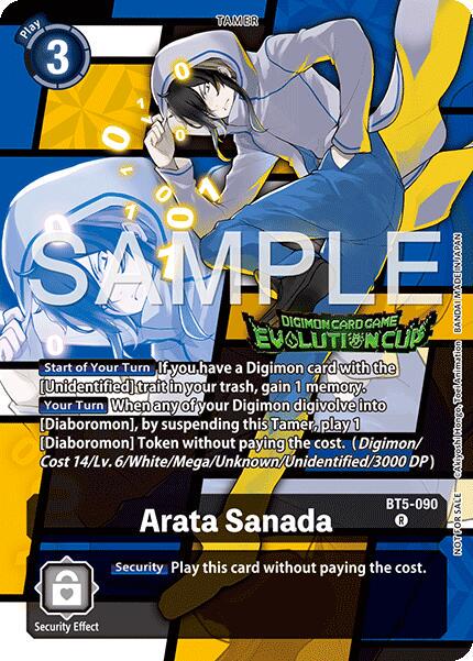Arata Sanada [Evolution Cup Foil] #BT5-090