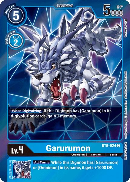 Garurumon [Event Pack Foil] #BT5-024