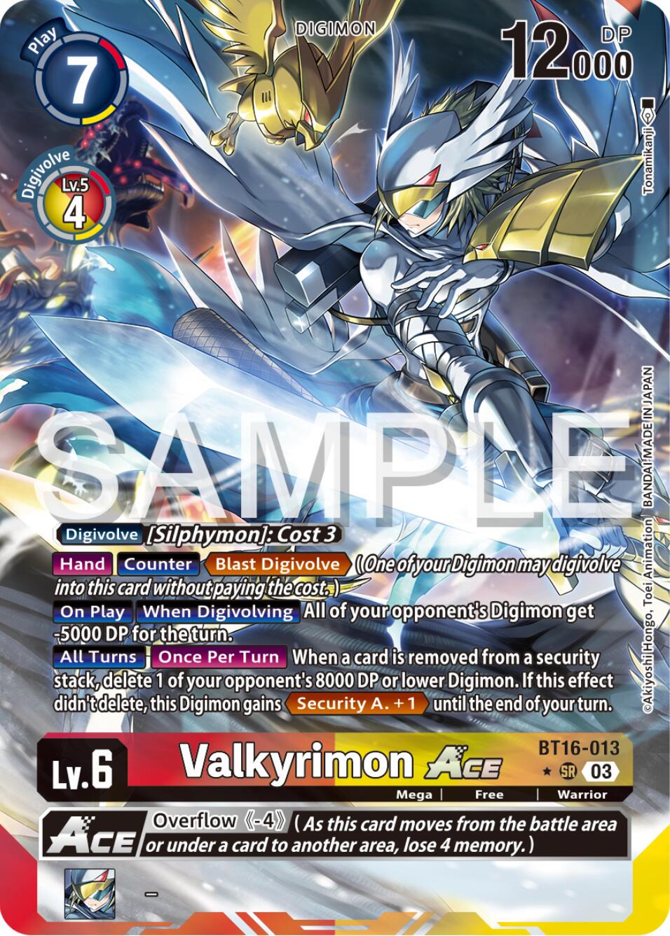 Valkyrimon ACE [Alternate Art Foil] #BT16-013