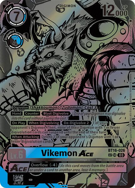 Vikemon ACE [Textured Foil] #BT16-026