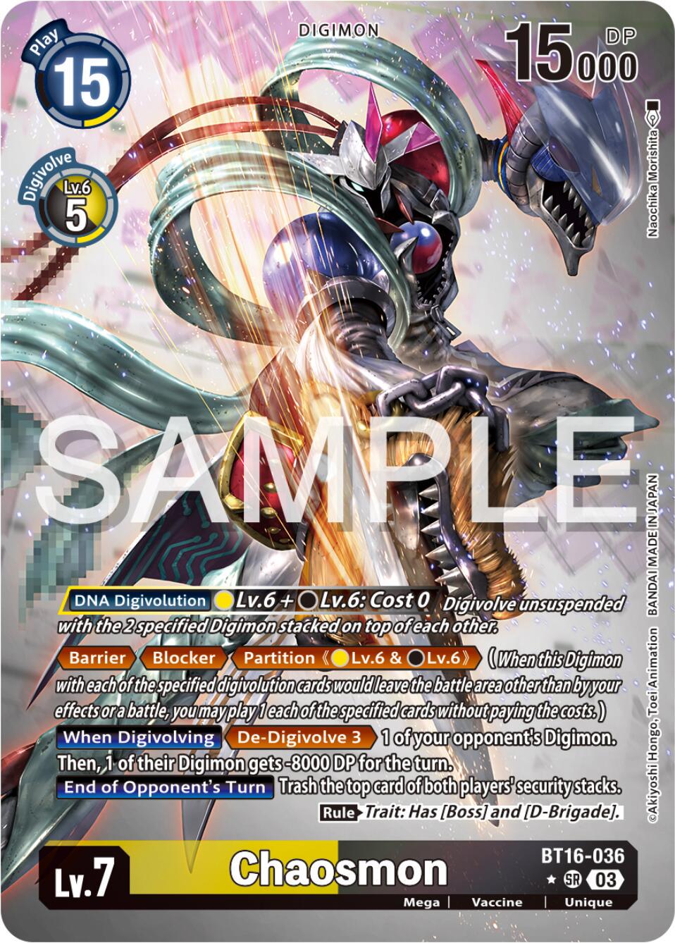 Chaosmon [Alternate Art Foil] #BT16-036