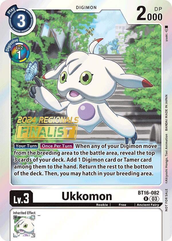 Ukkomon [Regionals Finalist Foil] #BT16-082