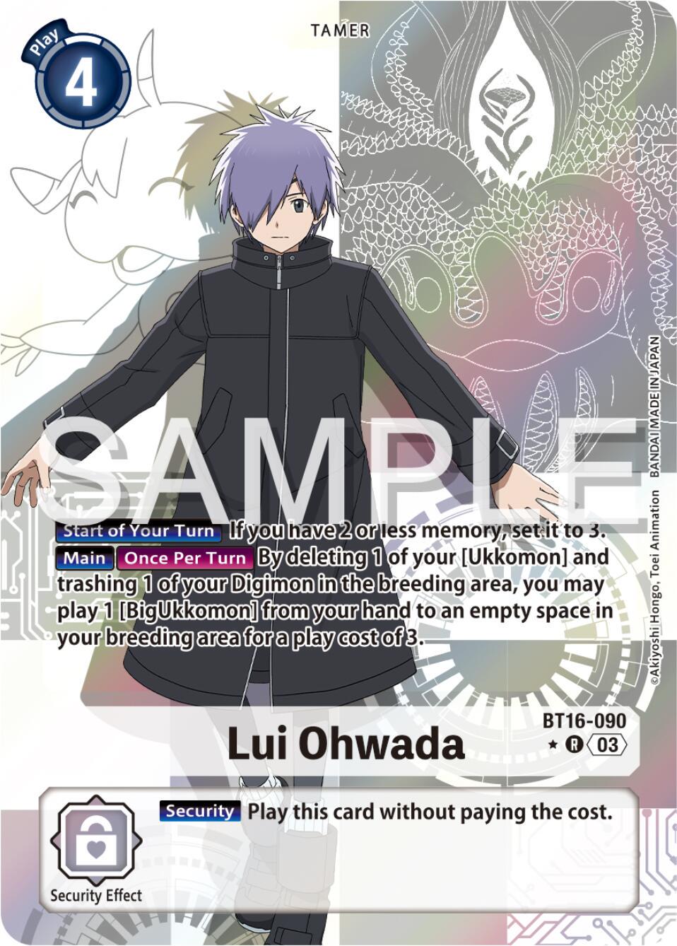 Lui Ohwada [Alternate Art Foil] #BT16-090