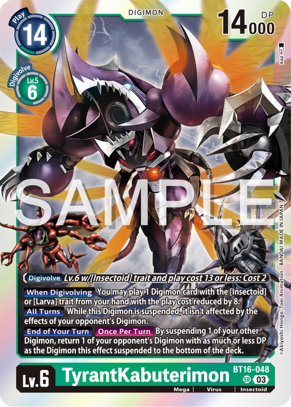 TyrantKabuterimon [Foil] #BT16-048