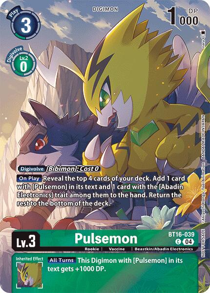 Pulsemon [Legend Pack Foil] #BT16-039