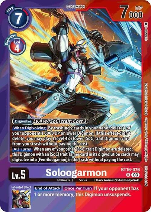 Soloogarmon [Event Pack Foil] #BT16-076