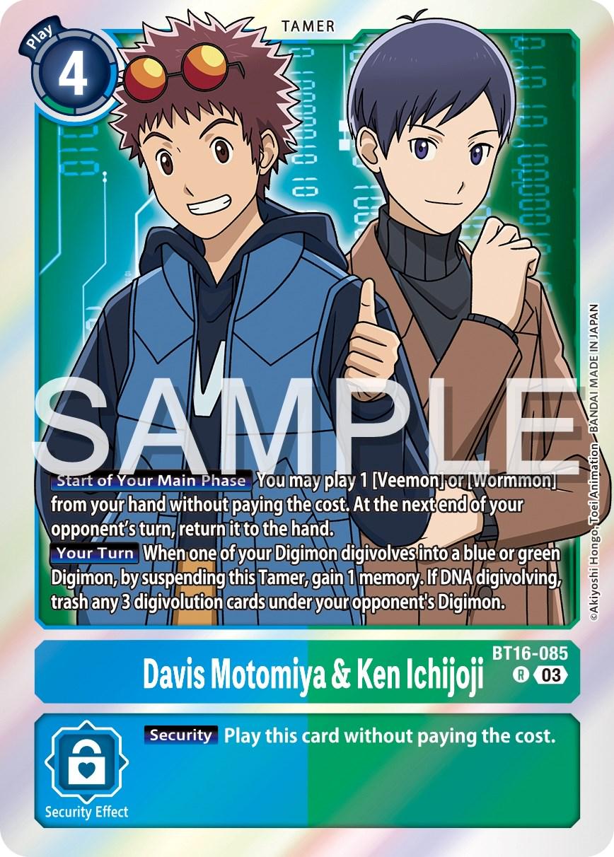 Davis Motomiya & Ken Ichijoji [Foil] #BT16-085